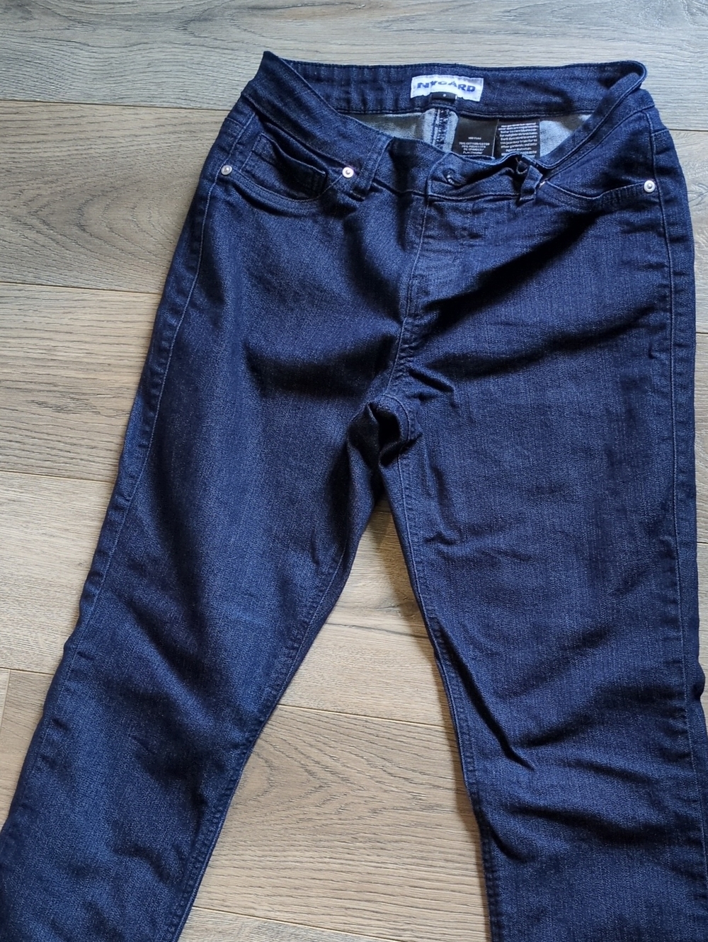 Women's Boot Cut Jeans in Dark Indigo - No Brand Listed
